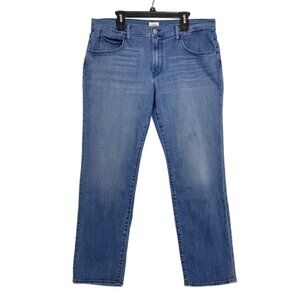 Hudson Blake Slim Straight Mens Medium Wash Denim Jeans Pants Size 38